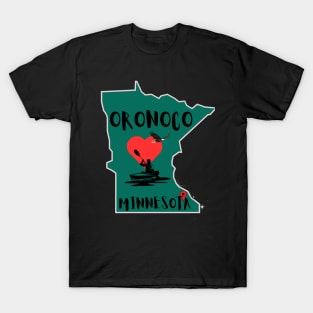 Canoeing Oronoco, Minnesota eagle flying outdoors Fritts Cartoons T-Shirt